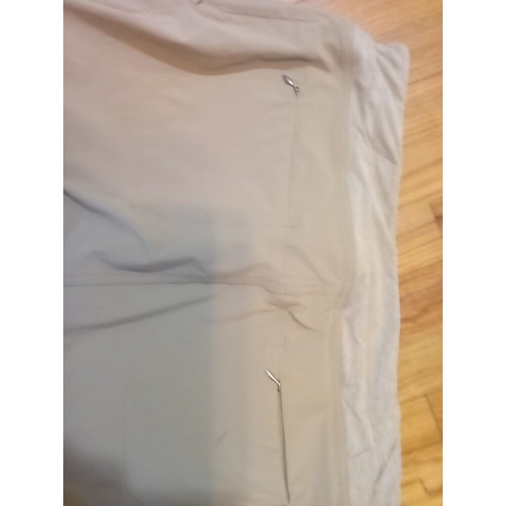 Duluth Skort Womens Sz 14 Nylon Blend Hiking Fishing Tan Zipper Pockets Outdoors - Picture 6 of 7